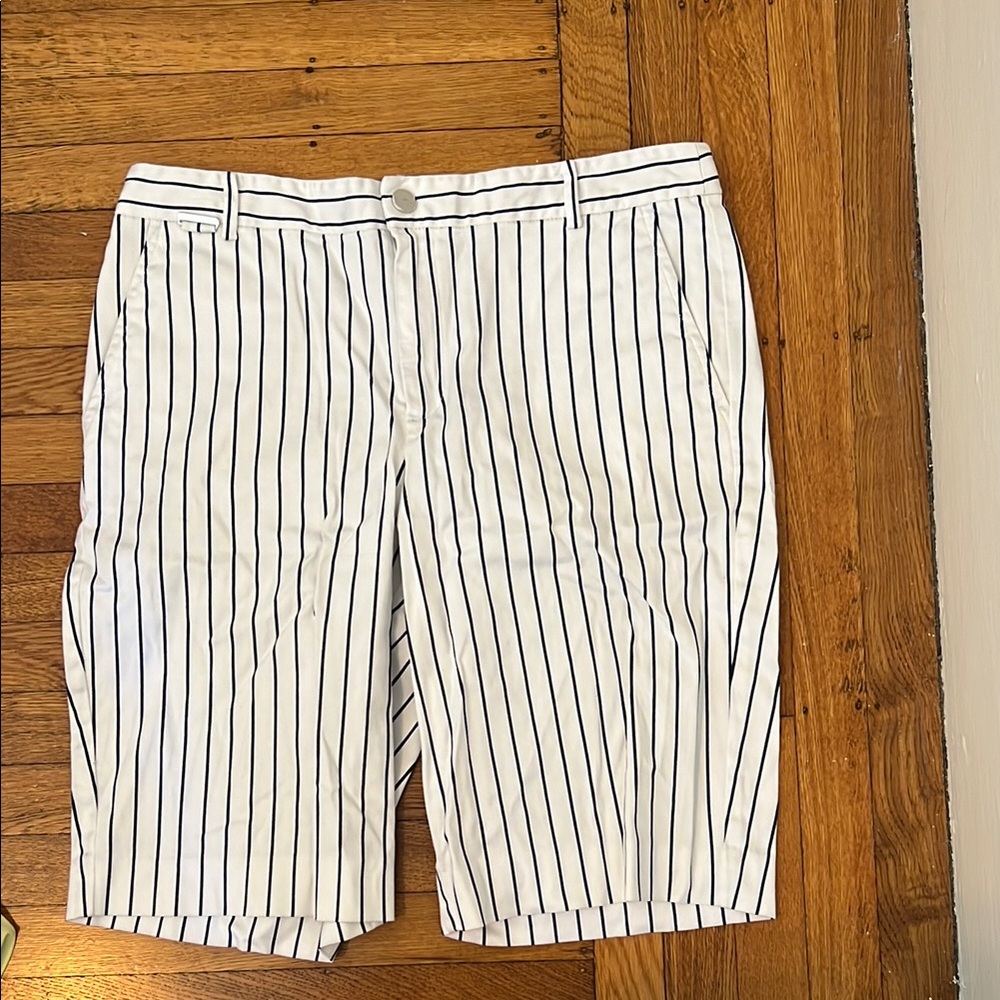 Ralph Lauren White and Black Bermuda Shorts